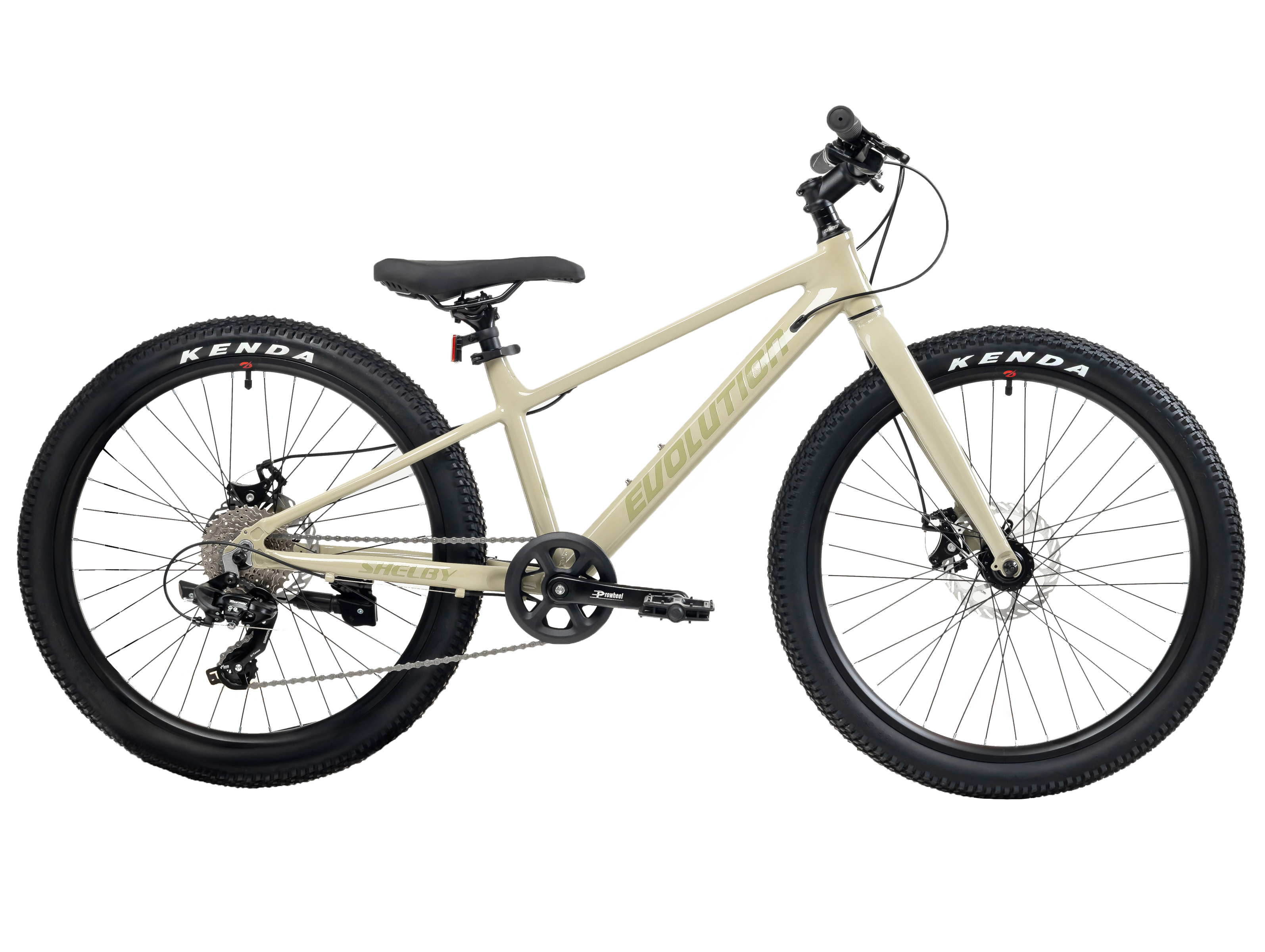 EVOLUTION Велосипед 24" EVOLUTION SHELBY MD, 12.5", алюм, 8 ск, rigid fork, бежевый металлик, 2026