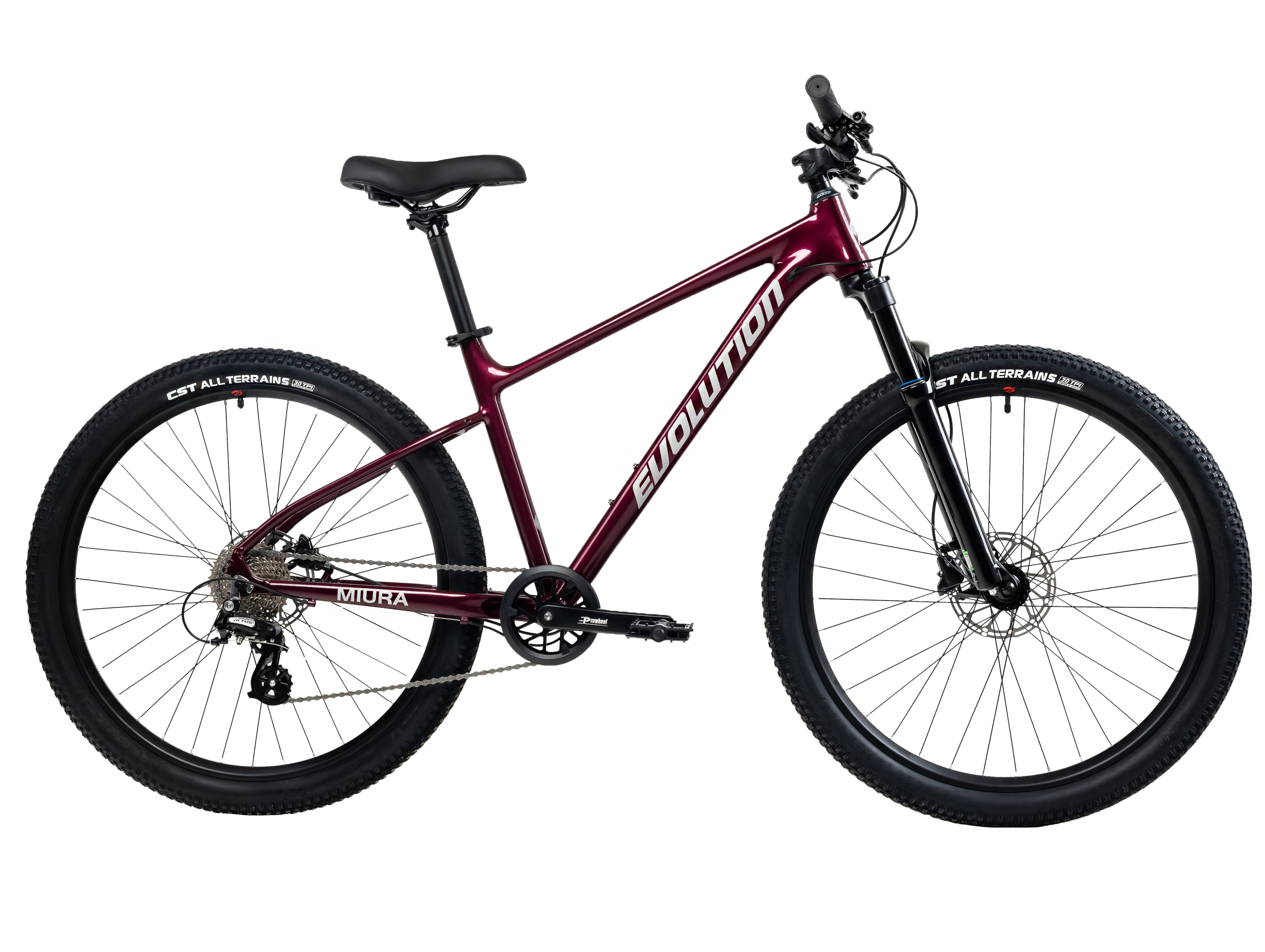 EVOLUTION Велосипед 27.5" EVOLUTION MIURA HD, 17", алюм, 8 ск, MLO, бургундия металлик, 2026