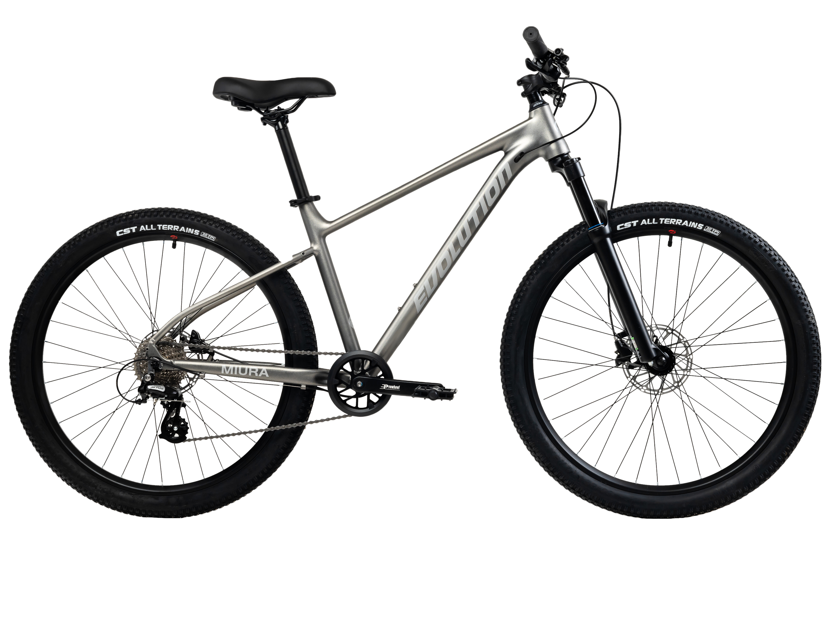 EVOLUTION Велосипед 27.5" EVOLUTION MIURA HD, 17", алюм, 8 ск, MLO, титан матовый, 2026