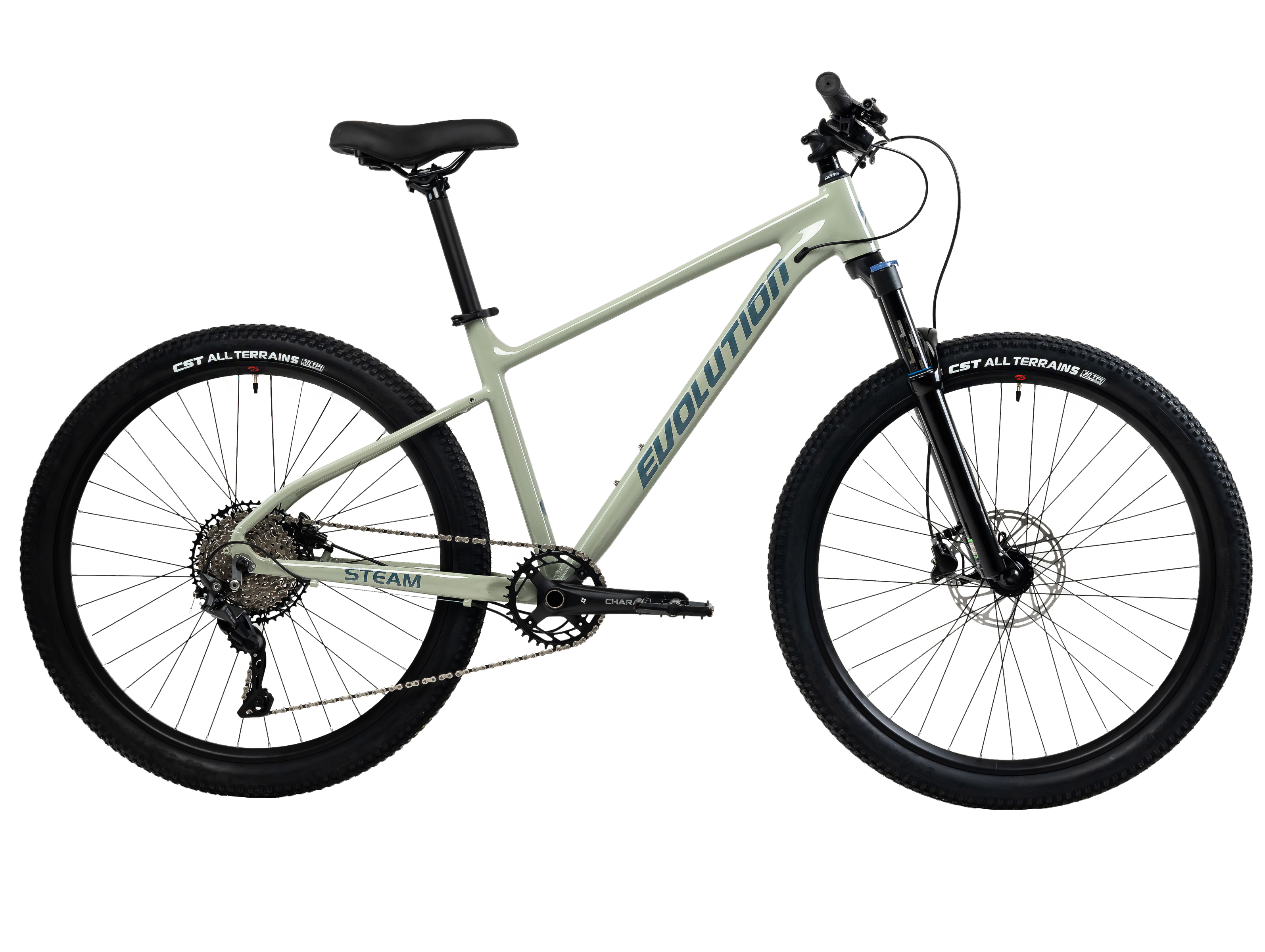 EVOLUTION Велосипед 27.5" EVOLUTION STEAM HD, 17", алюм, 10 ск, Air, канарский серый металлик, 2026