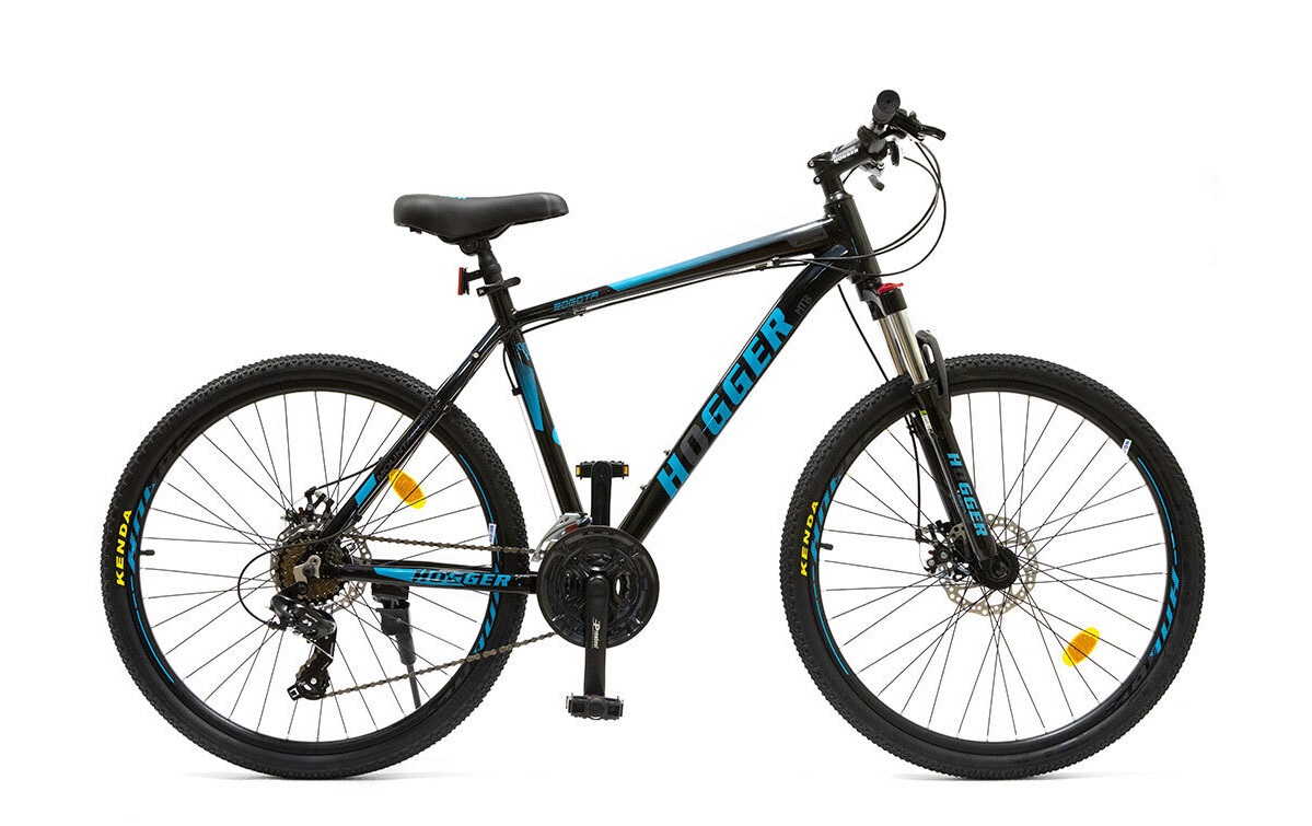 HOGGER Велосипед 26" HOGGER BOGOTA MD, 15", алюм, 21 ск, MLO, черно-синий металлик, 2025