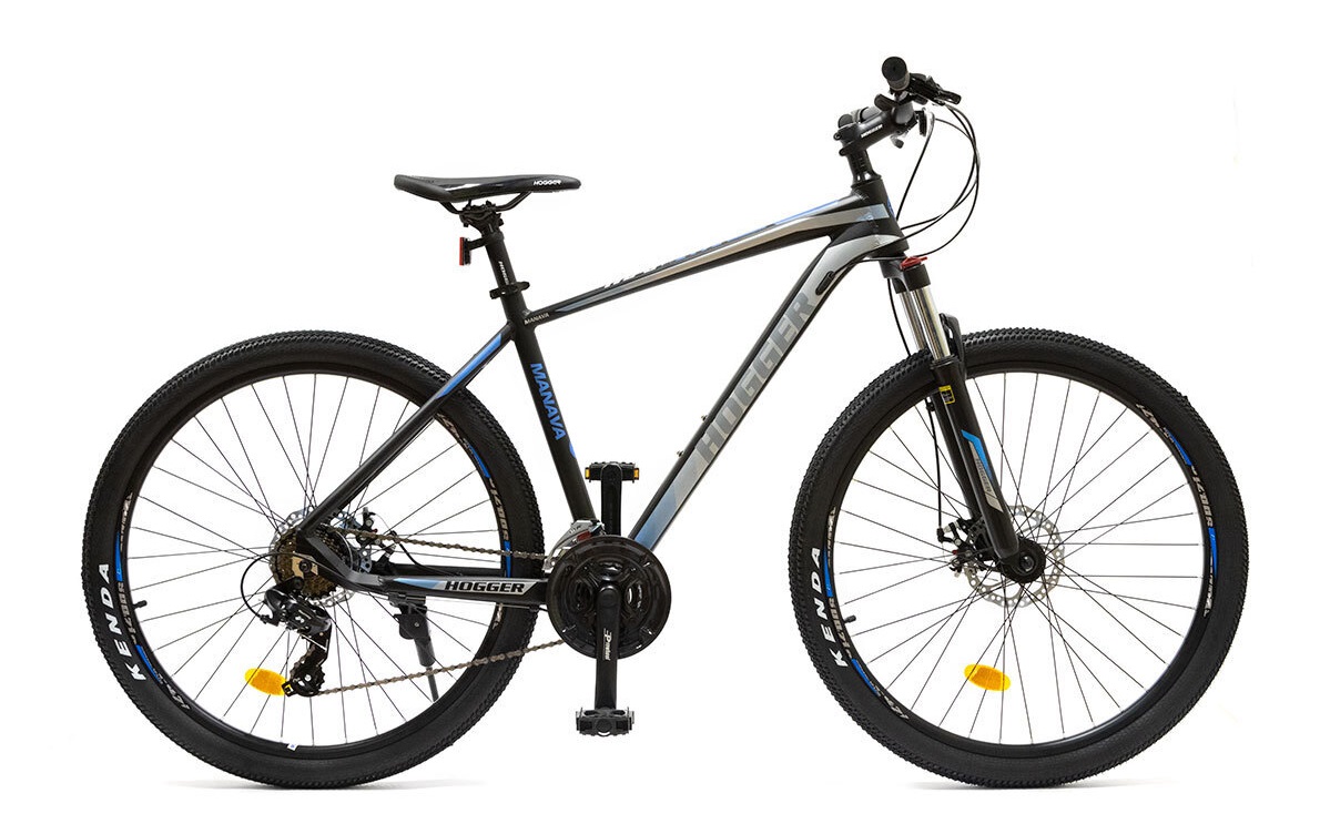 HOGGER Велосипед 27.5" HOGGER MANAVA MD, 19", алюм, 21 ск, MLO, черно-синий матовый, 2025