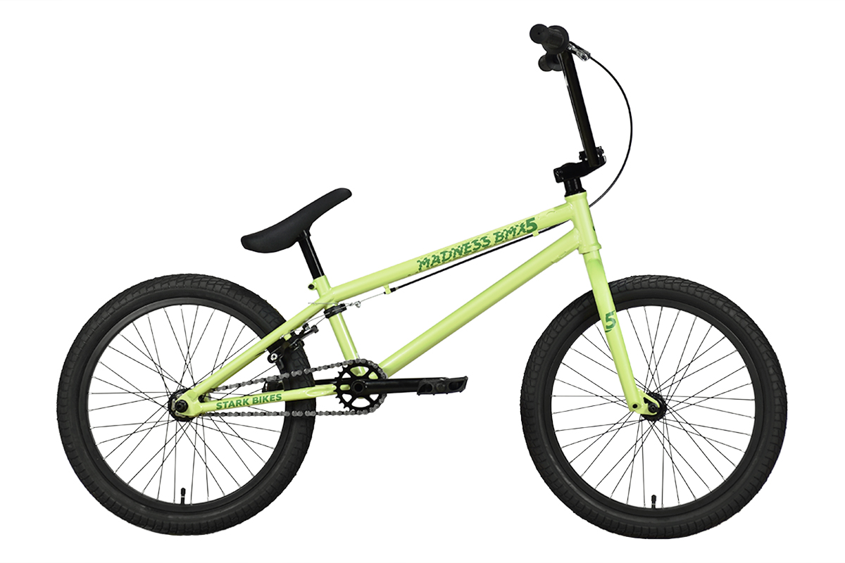 STARK Велосипед Stark'22 Madness BMX 5 оливковый/зеленый