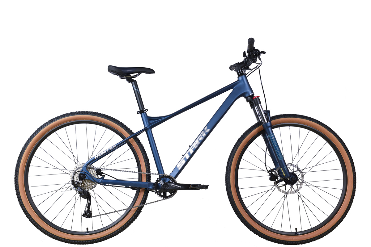 STARK Велосипед Stark'25 Hunter 29.3 HD грозовой матовый/серебристый металлик S/16"