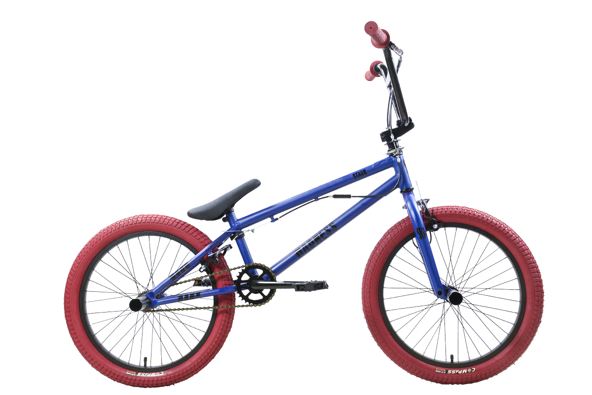 STARK Велосипед Stark'25 Madness BMX 2 фиолетовый матовый/черный/бургунди