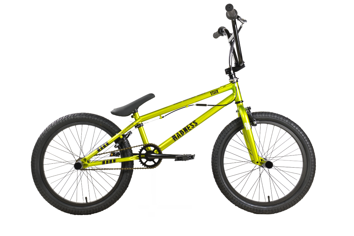 STARK Велосипед Stark'25 Madness BMX 2 ярко-зеленый/черный/черный