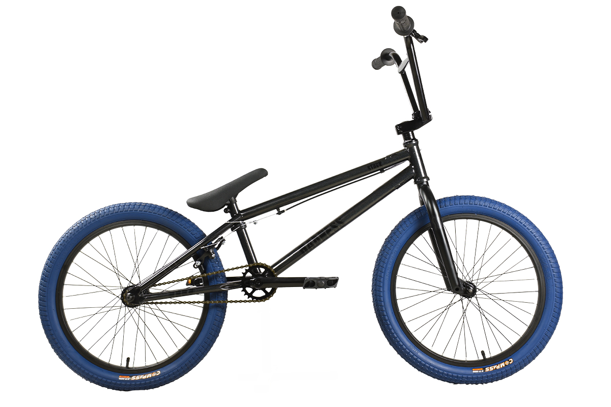 STARK Велосипед Stark'25 Madness BMX 4 серо-фиолетовый/черный/темно-синий