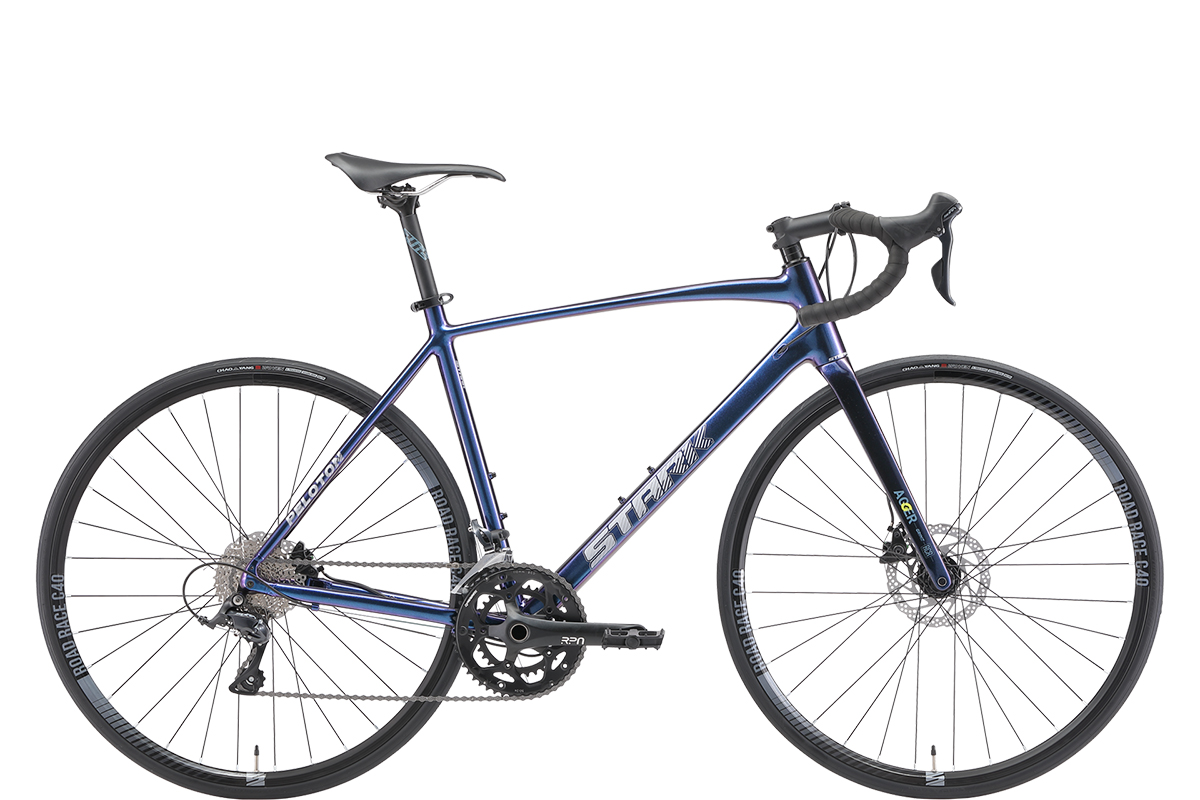 STARK Велосипед Stark'25 Peloton 700.4 D королевский синий/серебристый M/L/58