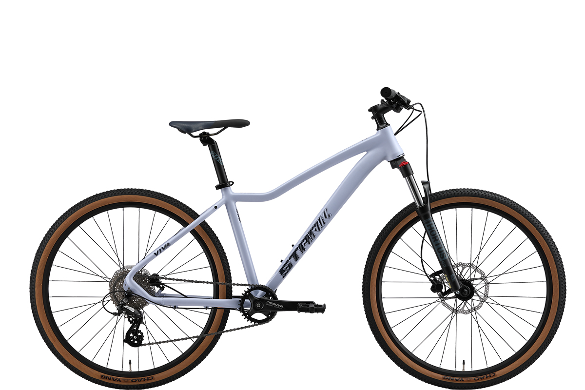 STARK Велосипед Stark'25 Viva 27.2 HD белый призрак матовый/грозовой XS/13.5"