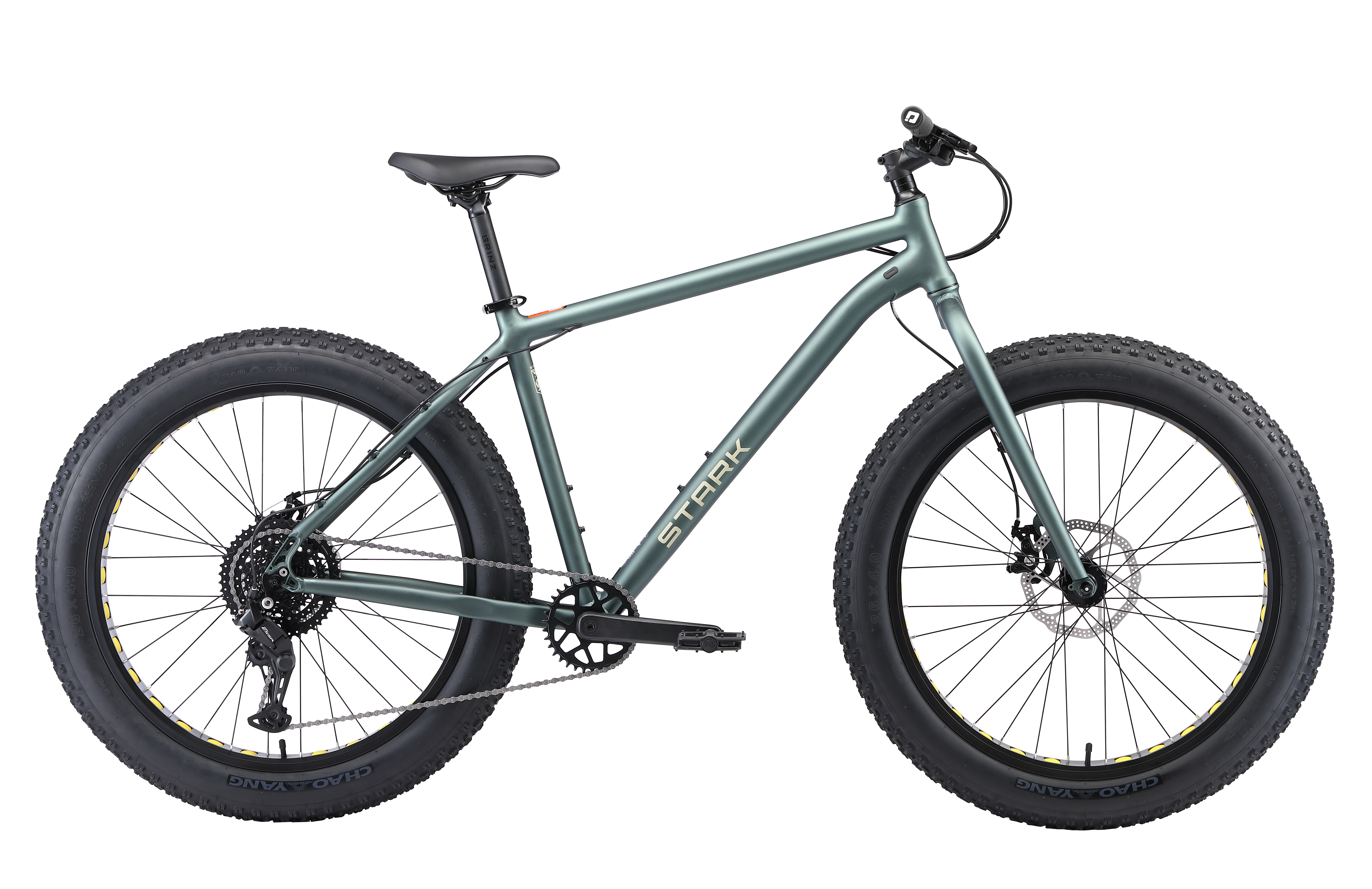 STARK Велосипед Stark'26 Fat 26.2 D миртовый матовый/бежевый 19" L