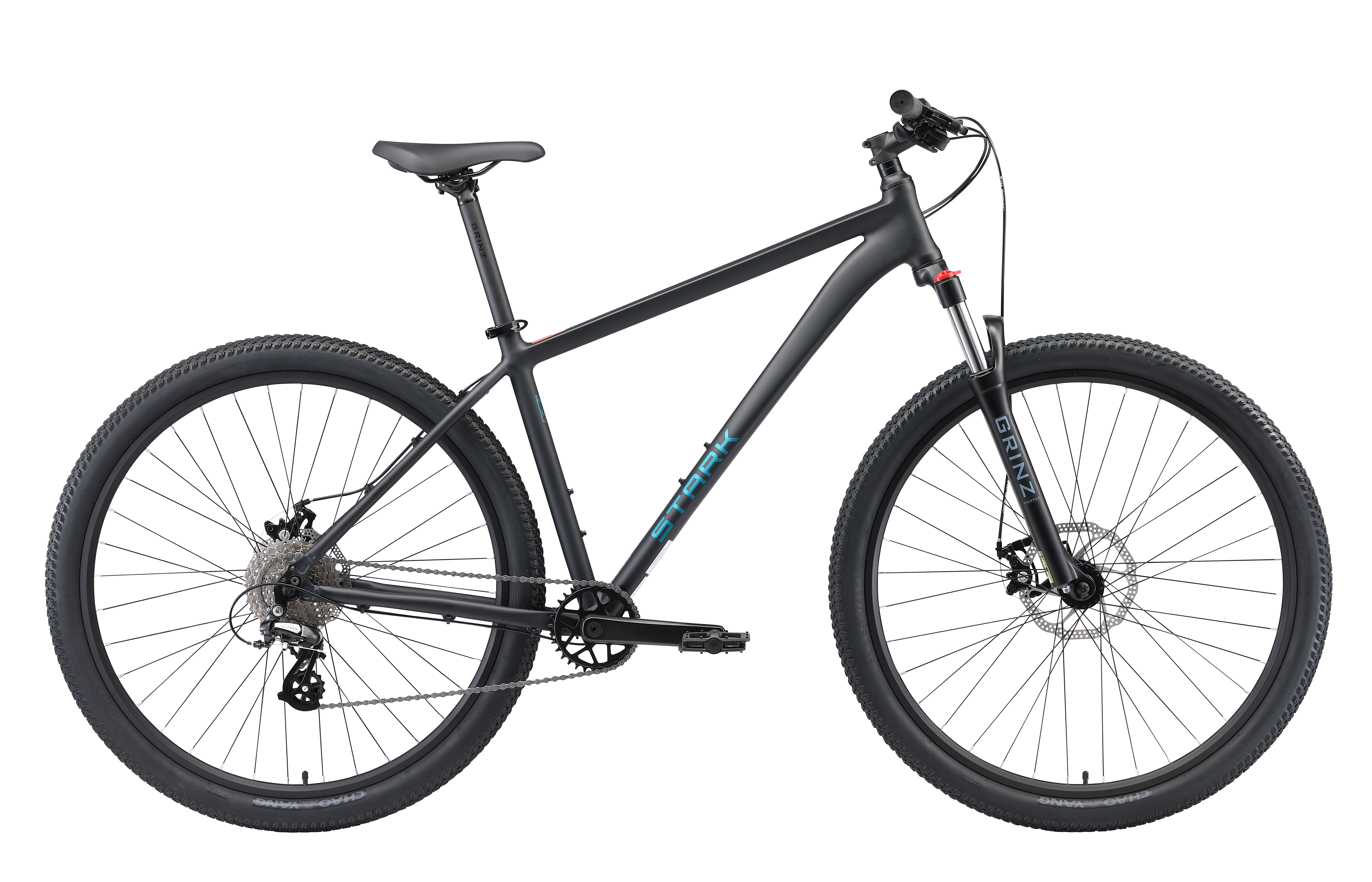 STARK Велосипед Stark'26 Indy 29.1 D черный матовый/еловый 20" L