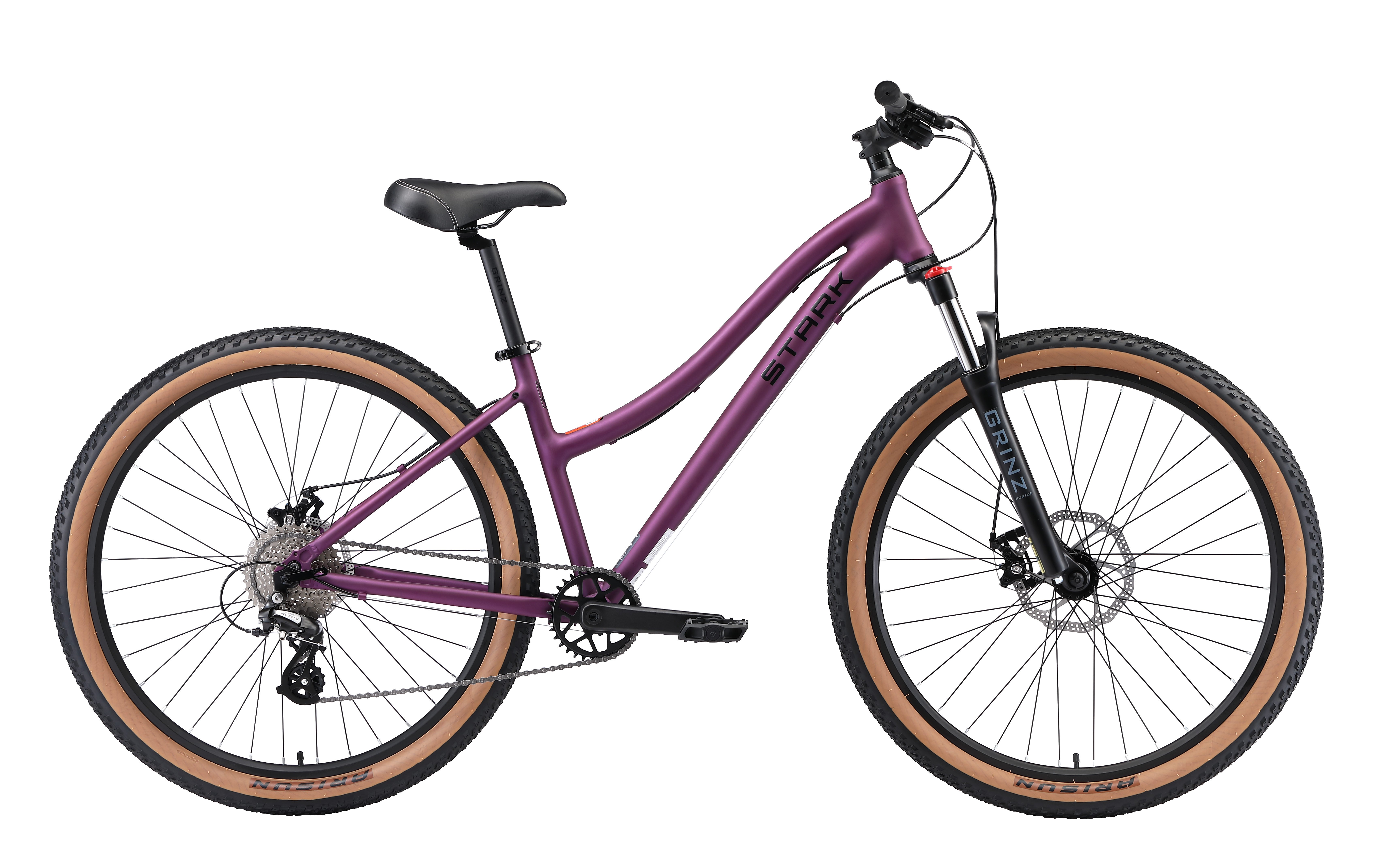 STARK Велосипед Stark'26 Luna 27.1 D сливовый матовый/черный 18" L