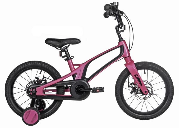 NOVATRACK Велосипед NOVATRACK 16" FLIGHT. Магний-алюм.рама, розовый, полная защ.цепи, Дисковый тормоз, спи