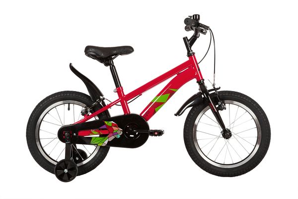 NOVATRACK Велосипед NOVATRACK 16" LYNX сталь, терракотовый, тормоз V-brake, короткие крылья, полная защита цеп