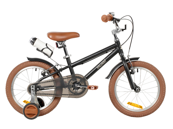 NOVATRACK Велосипед NOVATRACK 18" VALIANT, сталь, чёрный, полная защита цепи, ручной передний и задний тормоз,