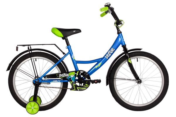 NOVATRACK Велосипед NOVATRACK 20" VECTOR синий, тормоз нож, крылья, багажник, защита цепи