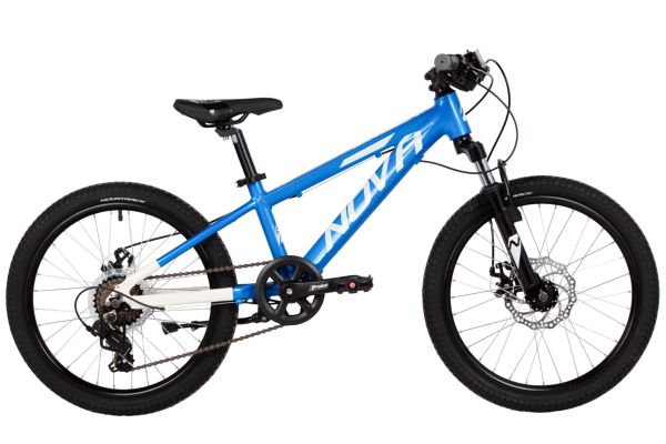 NOVATRACK Велосипед NOVATRACK 20" EXTREME, синий, алюм., 7 скор., Shimano/MICROSHIFT, диск.тор.STG