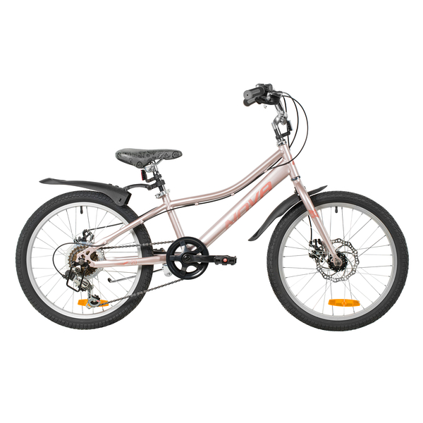 NOVATRACK Велосипед NOVATRACK 20" ALICE пыльная роза, стальная рама, 6 скор., Shimano TY21/Microshift TS38, д
