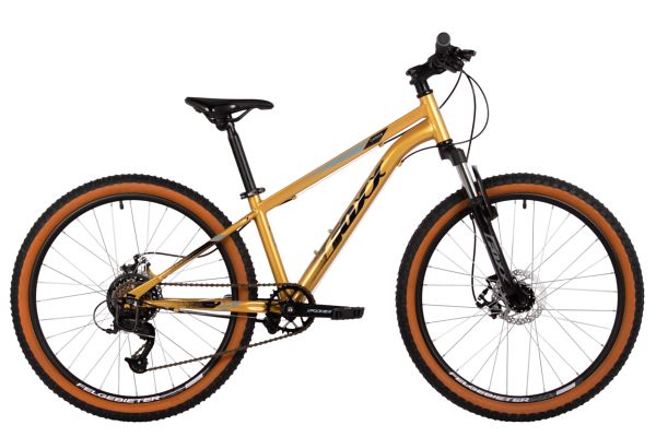 FOXX Велосипед FOXX 24" CAIMAN JR золотой, сталь, размер 12"