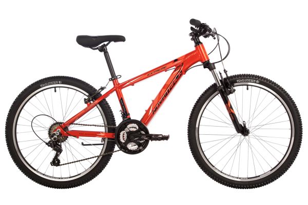 NOVATRACK Велосипед NOVATRACK 24" EXTREME алюм. рама 13", терракотовый, TY200/EF41/TZ500/TZ500-7, V-brake