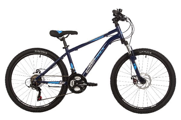 NOVATRACK Велосипед NOVATRACK 24" ACTION сталь 14'', синий, 18 скор.TZ500/TS-38/TZ500/SG-6S, диск.торм STG