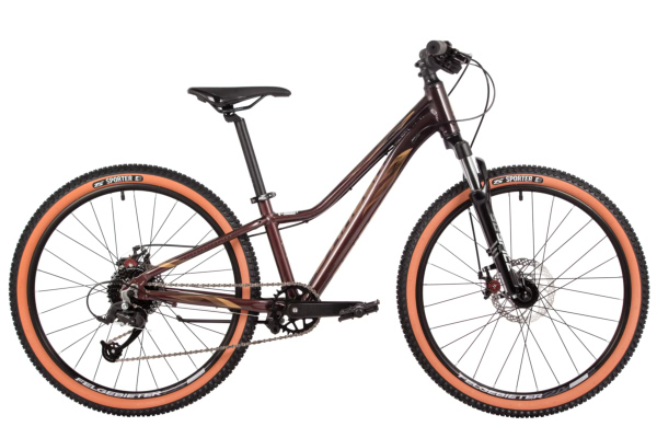 STINGER Велосипед STINGER 24" LAGUNA JR фиолетовый, алюминий, размер JR