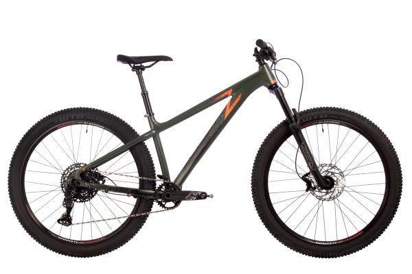 STINGER Велосипед STINGER 27.5" ZETA STD зеленый, алюминий, размер SM