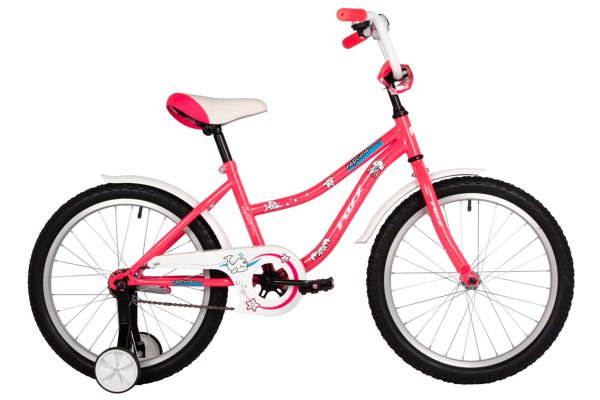 FOXX Велосипед FOXX 20", NEPTUNE розовый, защита цепи, короткие крылья, нет багажника