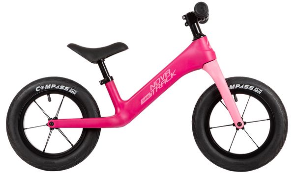 NOVATRACK Беговел NOVATRACK 12" INDIGO пурпурный, нейлон, камера, покрышка, алюм.обод
