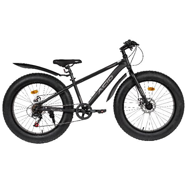 ACID Велосипед 24" ACID F 460 D Black Flat/Dark Gray 2026