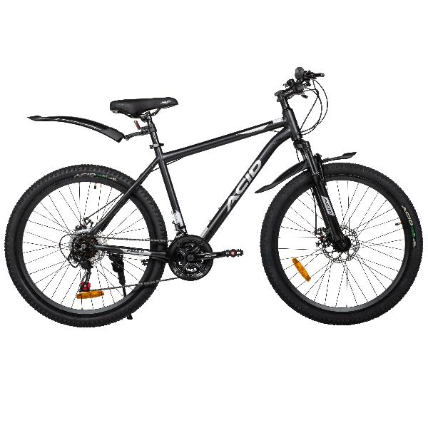 ACID Велосипед 26" ACID F 600 D Black Flat/Silver 2026