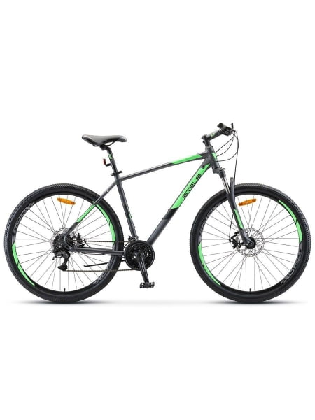 STELS Велосипед Stels Navigator 920 MD V010 Антрацитовый/Зелёный 29Ø (м) (LU094357)
