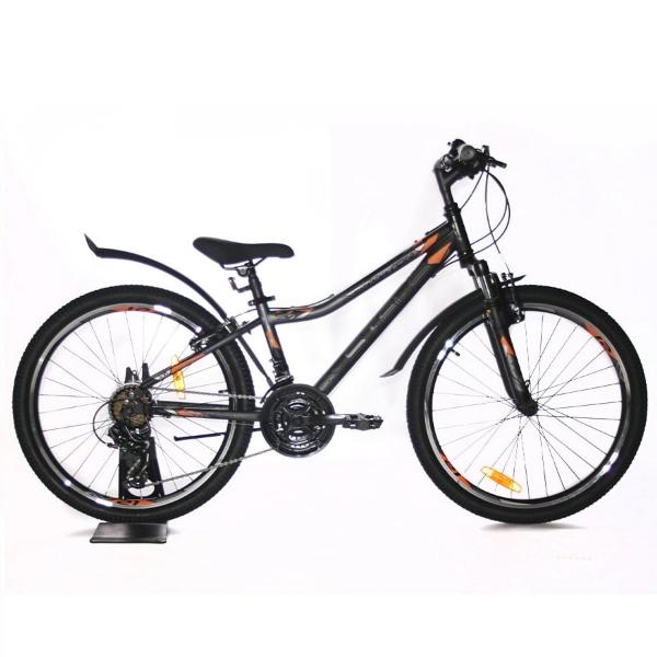 STELS Велосипед Stels Navigator 24" 410 V 21 sp Z010 Антрацитовый/Чёрный (EP-00009096)