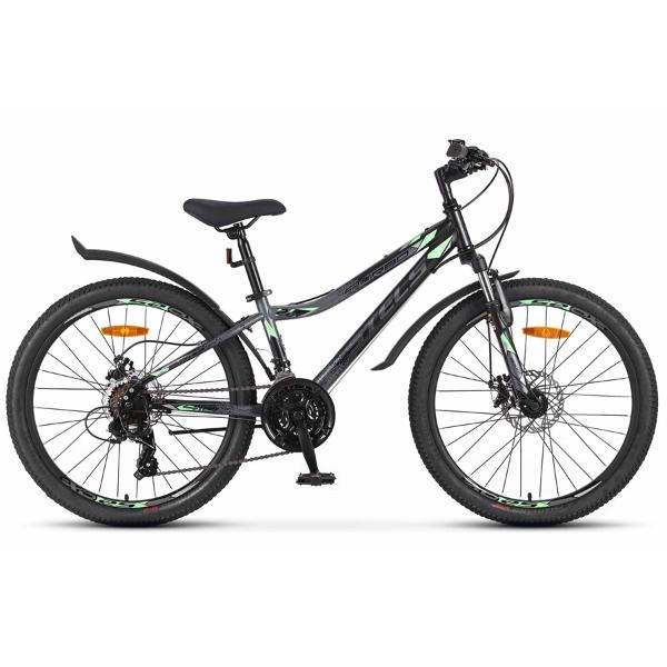 STELS Велосипед Stels Turbo 24" 410 MD Z010 Черный/Зеленый (EP-00007514)